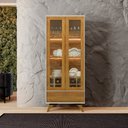 Ver imagem 5 de Cristaleira Adega Vitrum 2 Portas de Vidro Reflecta C/led Mavaular Cristaleira Adega Vitrum 2 Portas