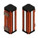 Ver imagem 4 de Arandela Cisne 18w 3 Focos de Madeira Maciça de Demolição