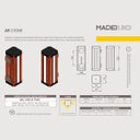 Ver imagem 6 de Arandela Cisne 18w 3 Focos de Madeira Maciça de Demolição