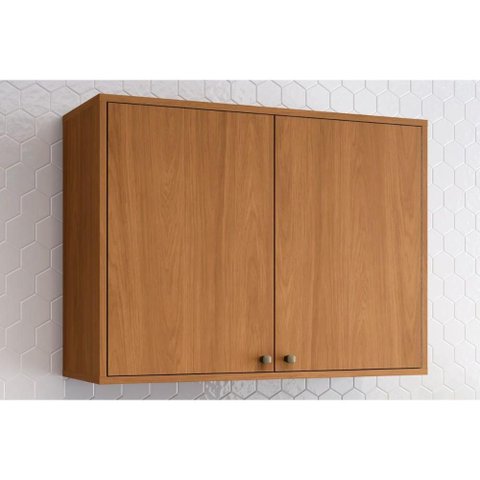 Armário Aéreo Cozinha Henn Venaly 2 Portas 80cm Cinamomo