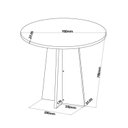 Ver imagem 3 de Conjunto Sala de Jantar 4 Lugares Redondo Tampo em Mdf Chilli