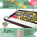 Ver imagem 2 de Quadro Carta de Baralho, Carta Dama, Queen, Mdf 30cm