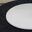 Ver mais imagens de Prato Giratório Sobrepor Servir Mesa de Jantar Branco 50 Cm