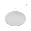 Ver imagem 2 de Prato Giratório Sobrepor Servir Mesa de Jantar Branco 50 Cm