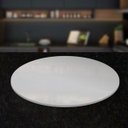 Ver imagem 4 de Prato Giratório Sobrepor Servir Mesa de Jantar Branco 50 Cm