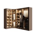Ver imagem 3 de Guarda-Roupa Planejado de 3 Peças com 5 Portas Reflectas Orion CabeCasa MadeiraOriginals Marrom