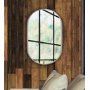 Ver imagem 1 de Espelho Oval Londres 50x40cm Com Borda Prata