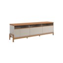 Ver imagem 4 de Rack para Tv até 70 Polegadas 1 Porta e 2 Gavetas Elegance 2,13m Lukaliam Móveis Off White-