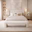 Ver imagem 1 de Recamier Luxo Decorativo Puff Fly 193cm Cama King Estofados:off White