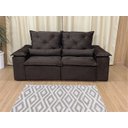 Ver mais imagens de Sofá Retrátil Reclinável 1,80 m Marrom 200 Athenas