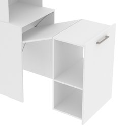 Armário Retrátil com Bancada Branco - 6