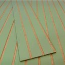 Ver imagem 1 de Kit Revestimento Ripado 40 Placas Adesiva 45 X 11 Cm em Mdf:verde