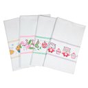 Ver imagem 3 de Pano de Prato Lomaer Sacaria 45x 71cm C/ Barra Estampada 06 Unidades
