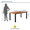 Ver imagem 3 de Conjunto Sala de Jantar Mesa 8 Cadeiras Corino Tampo de Madeira Maciça Pinus Athenas Madri Verde/Pérola