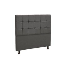Cabeceira Estofada Cama Box Casal 160cm Quadrados - Mhs:cinza - 1