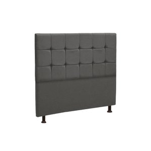 Cabeceira Estofada Cama Box Casal 160cm Quadrados - Mhs:cinza