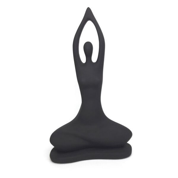 Yoga Posição de Lótus com Mãos para Cima (24cm) - Magenta - 3