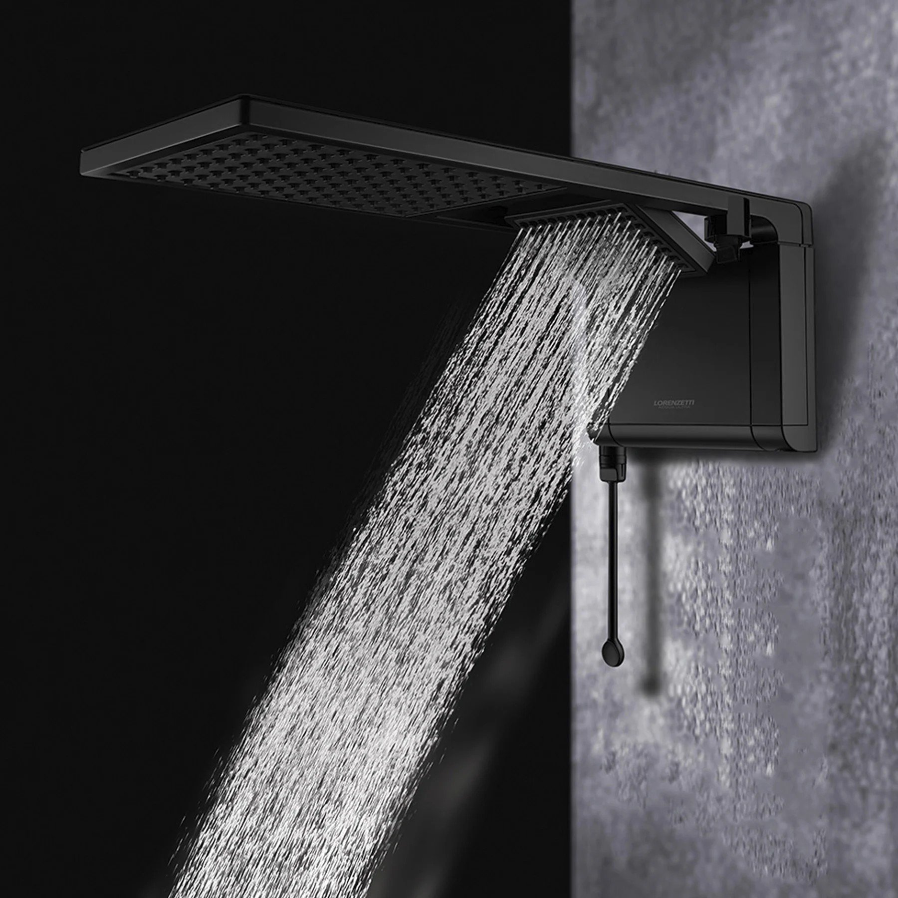 Chuveiro Elétrico Acqua Duo Preto Fosco 7800w Lorenzetti - 3