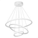 Ver imagem 1 de Lustre Pendente Luminaria 3 em 1 Arcos Argolas Regulaveis Aneis Bivolt Decoraçao Ajustavel Casa