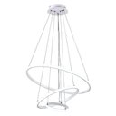 Ver imagem 2 de Lustre Pendente Luminaria 3 em 1 Arcos Argolas Regulaveis Aneis Bivolt Decoraçao Ajustavel Casa