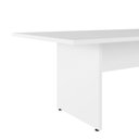 Ver imagem 5 de Mesa Reunião Escritório 180cm X 90cm Branco Pé Painel F5 Cor:branco