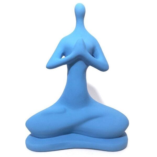 Yoga Posição de Lótus (21cm) - Amarelo Gema - 1