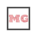Ver imagem 1 de Quadro Quadrado Gírias De MG 24x18cm:Madeira branca