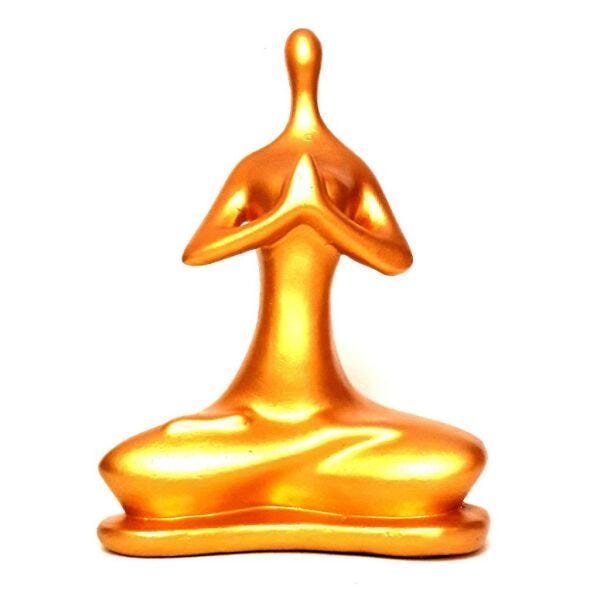 Yoga Posição de Lótus (21cm) - Cerâmica - 3