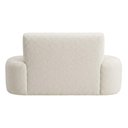Ver imagem 6 de Sofá 2 Lugares Orgânico Curvo Sala de Estar Living 153 x 80 Pequeno com 3 Almofadas Casa Lar