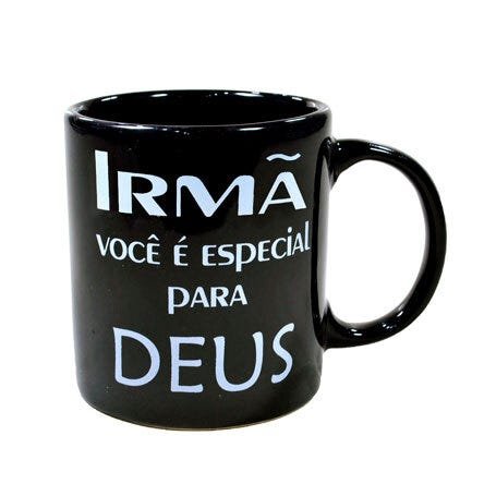 Caneca De Cerâmica Evangelho Irmã 300 Ml