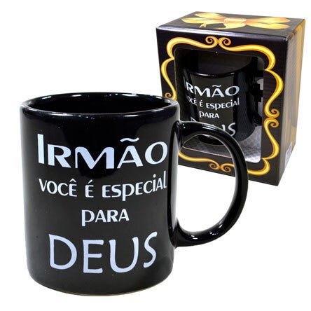 Caneca De Cerâmica Evangelho Irmão 300 Ml - 2