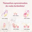 Ver imagem 5 de Adesivo Decorativo Infantil Borboleta para Quarto Berço - 15 Unidades