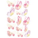 Ver imagem 2 de Adesivo Decorativo Infantil Borboleta para Quarto Berço - 15 Unidades