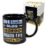 Caneca De Cerâmica Frase Olho Gordo 300 Ml - 2