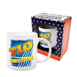 Caneca Em Cerâmica Tio Te Adoro 340 Ml - 2