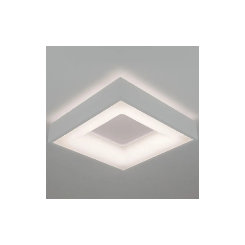 Plafon New Massu Led 33,6w 3000k Bivolt Branco 470x470x83mm - Newline