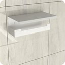 Ver imagem 5 de Porta Papel Higienico Com Suporte Para Celular Branco ELG
