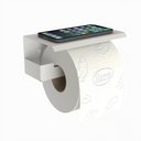 Ver imagem 6 de Porta Papel Higienico Com Suporte Para Celular Branco ELG
