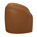 Ver imagem 6 de Poltrona Decorativa para Sala 112cm Meris M22 Sintético Caramelo - Mpozenato