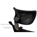 Ver imagem 4 de Cadeira para Escritório Presidente Giratória Ergonômica Anm312p Preto