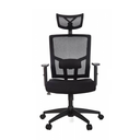 Ver imagem 1 de Cadeira para Escritório Presidente Giratória Ergonômica Anm312p Preto