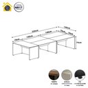 Ver imagem 2 de Espaço de Trabalho Individual 1,4m P/ 5 Pessoas Pé Painel F5 Cor:cinza