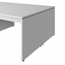 Ver imagem 5 de Espaço de Trabalho Individual 1,4m P/ 5 Pessoas Pé Painel F5 Cor:cinza