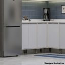 Ver imagem 4 de Balcão Canto Reto para Cozinha Modulada 1 Porta Atenas Cinza Cristal
