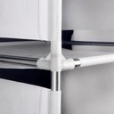 Ver imagem 2 de Roupeiro Guarda Roupa Organizador Desmontavel Marrom