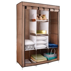 Roupeiro Guarda Roupa Organizador Desmontavel Marrom