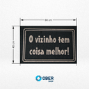 Ver imagem 3 de Tapete Capacho Estampado - 40cm X 60cm:o Vizinho Tem Coisa Melhor!