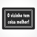 Ver imagem 1 de Tapete Capacho Estampado - 40cm X 60cm:o Vizinho Tem Coisa Melhor!