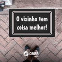Ver imagem 4 de Tapete Capacho Estampado - 40cm X 60cm:o Vizinho Tem Coisa Melhor!