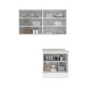 Ver imagem 4 de Lavanderia Modulada Compacta 03 Peças 100% MDF Branco Hp/Calcare Americana